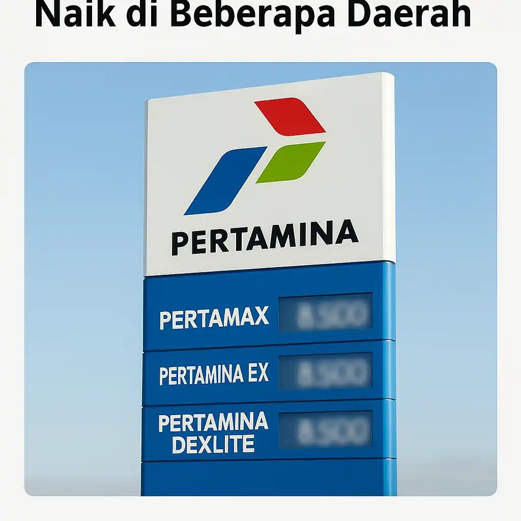 Harga BBM Pertamina Agustus 2025 Naik di Beberapa Daerah