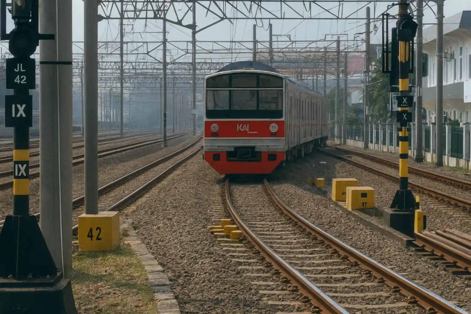 KRL Anjlok di Jalur Utama, Penumpang Dievakuasi Selamat